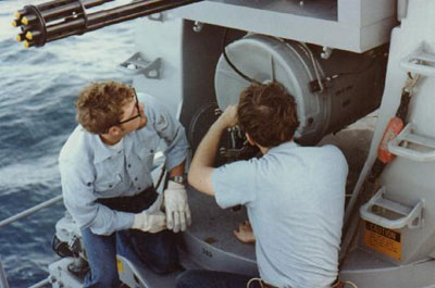 Anderson and Shofstahl reloading the Port CIWS